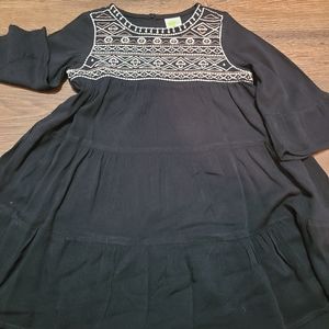 Dress with embroidery